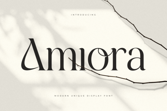 Amiora Font: A Classy Typeface for Creative Makers