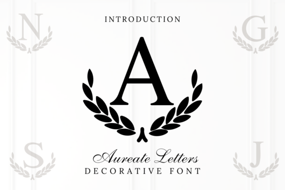 Aureate Letters: A Decorative Typeface for Bold Visual Statements
