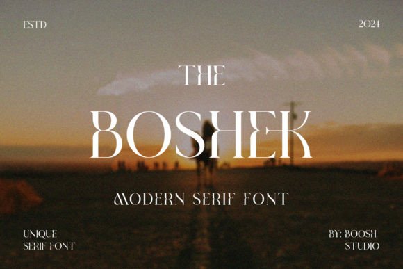 Boshek: A Stylish Serif Font for Craft and Design