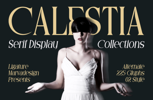 Calestia Font: A Display Serif for Digital Branding