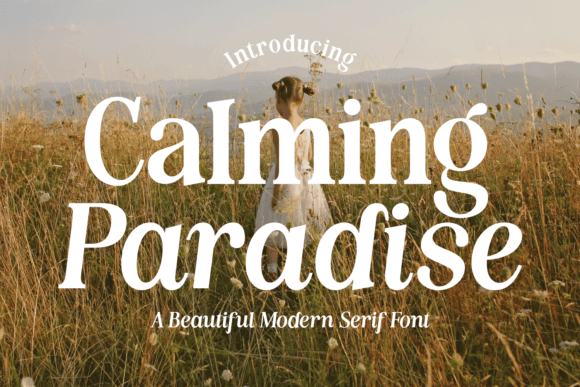 Calming Paradise: A Typeface That Elevates Brand Content