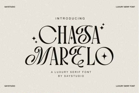 Chasa Marelo Font: Elevating Campaigns with Timeless Elegance