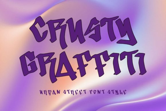 Crusty Graffiti Font: A Bold Choice for Your Brand