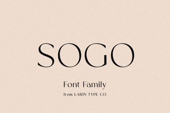 Elevate Your Brand with the Sogo Typeface