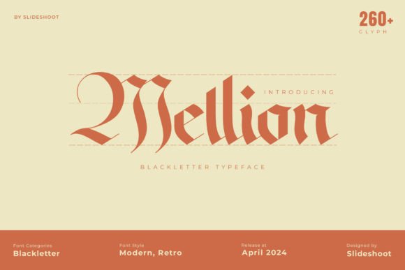 Elevate Your Editorial Design with the Mellion Font