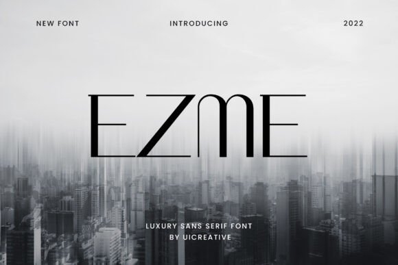 Ezme Font: A Balanced Typeface for Editorial Design