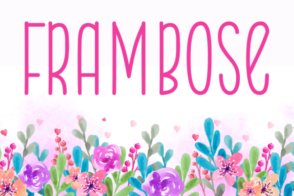 Frambose Font: A Handwritten Typeface That Elevates Web Design