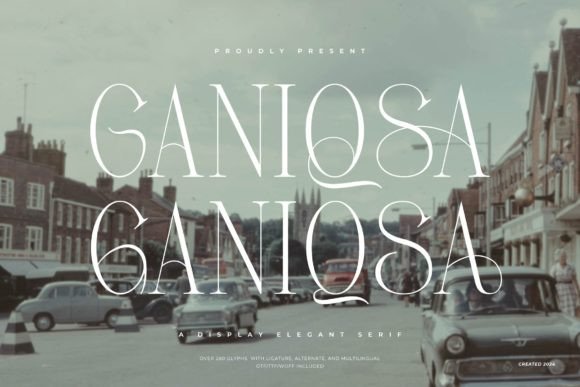 Ganiqsa Font Review: A Classic Serif with Modern Elegance