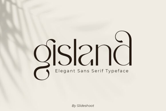 Gisland Font: A Modern Typeface for Digital Design