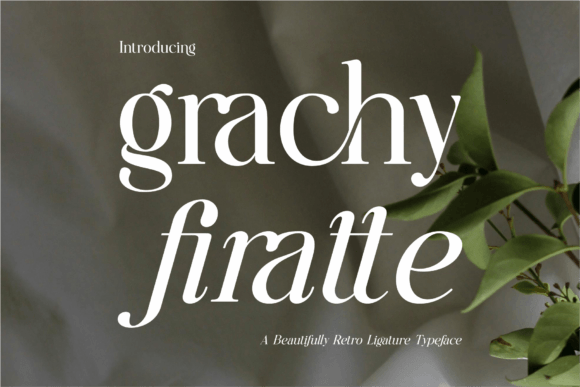 Grachy Firatte: A Serene Typeface for Editorial Design