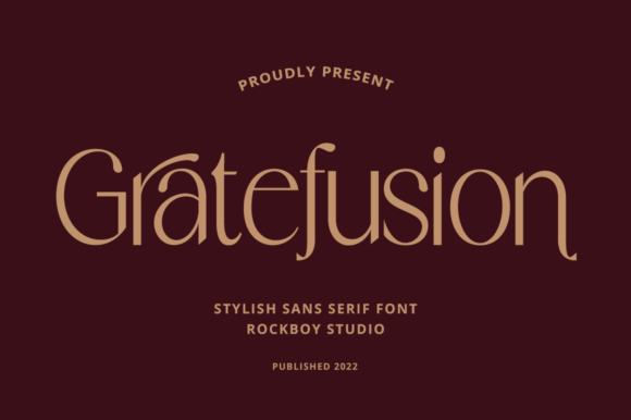 Gratefusion: A Typeface That Elevates Your Brand