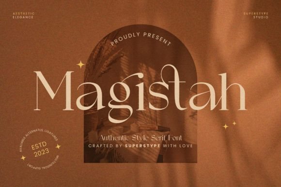 Magistah Font: A Sophisticated Typeface for Creative Makers