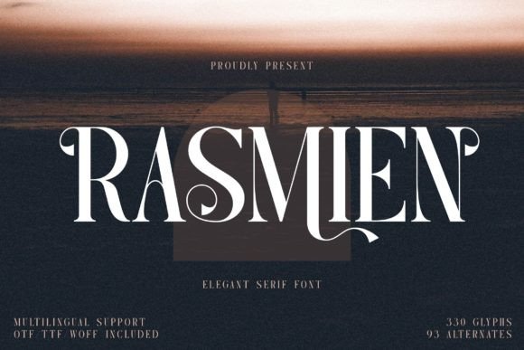 Rasmien: A Serif Font for Editorial Design and Branding