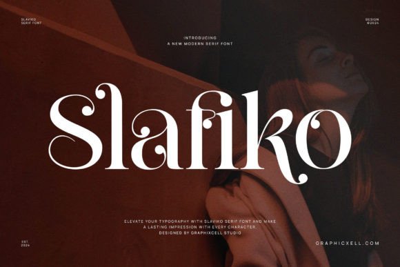 Slafiko Font: Elevate Your Brand with Modern Serif Typography