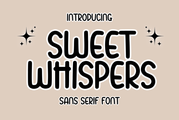 Sweet Whispers: A Delightful Font for Digital Branding