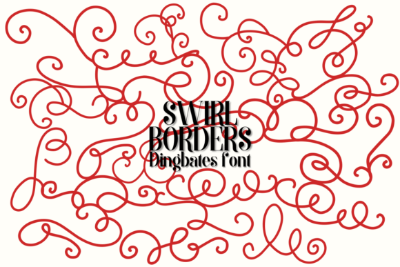 Swirl Borders: A Decorative Typeface for Digital Designers